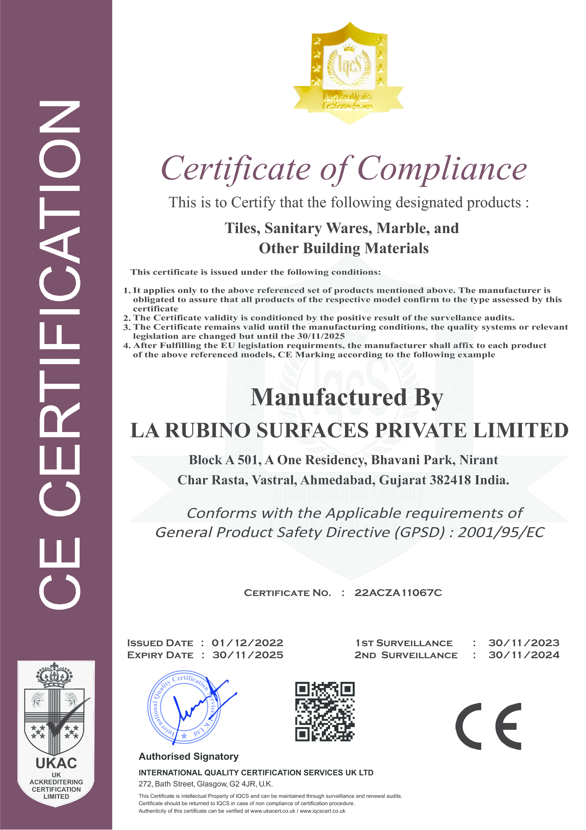 CE CERTIFICATE_LA RUBINO SURFACES PRIVATE LIMITED FINAL (1)-page-0.png